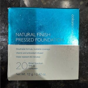 Colorescience Natural Finish Pressed Foundation Tan Golden SPF 20